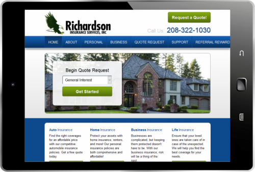 Responsive for Mobile Tablets